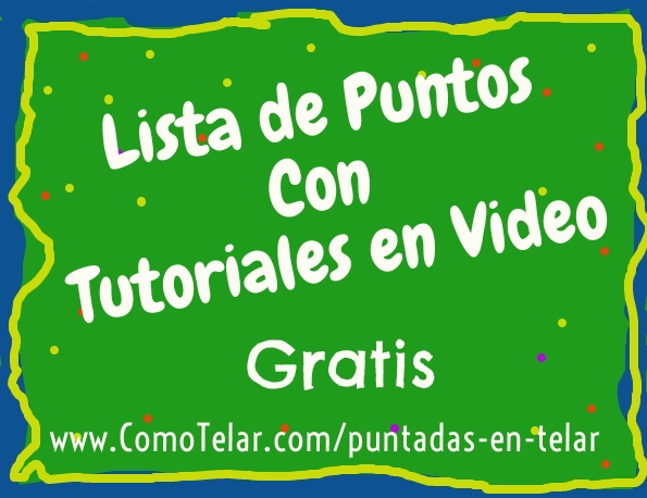 Puntadas en telar