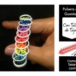 Pulsera de Gomitas con Telar