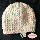 Tiny Heart Stitch Hat ComoTelar