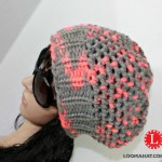 Gorro con Punto Mock Crochet en Telar Redondo